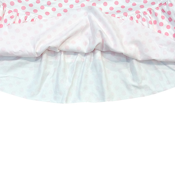 PINK DOT FRILL SKIRT