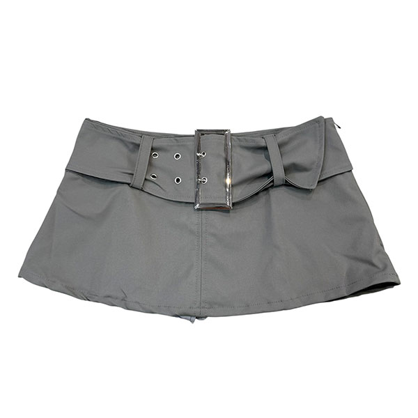 LOW WAIST BELT MICRO SKORT