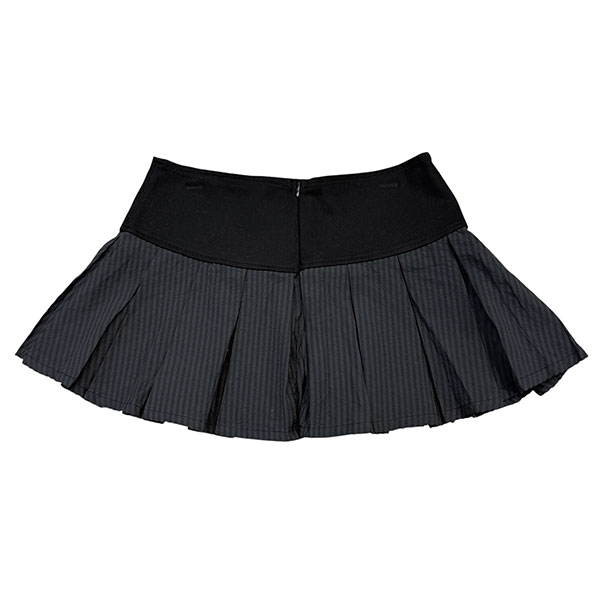 PUNK CHAIN PLEATED SKIRT