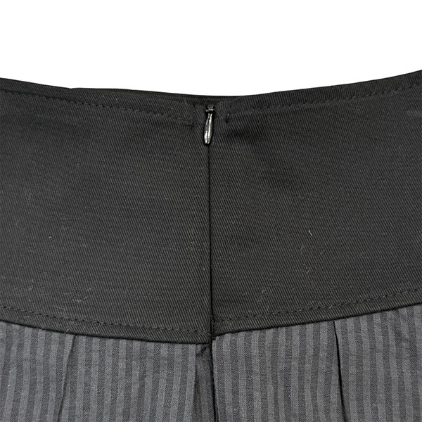 PUNK CHAIN PLEATED SKIRT