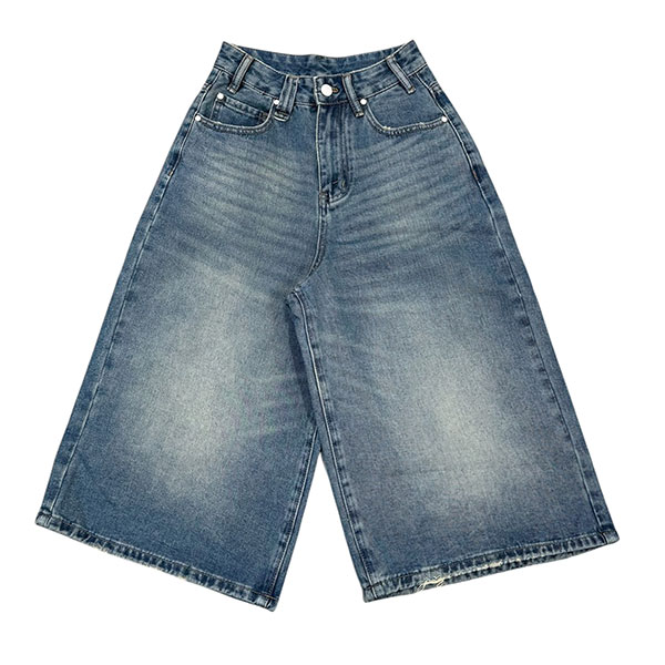 WIDE LEG DENIM PANTS