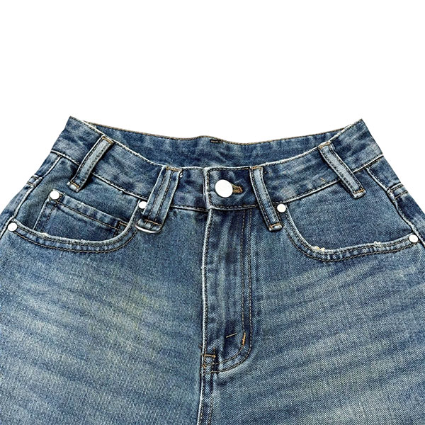 WIDE LEG DENIM PANTS