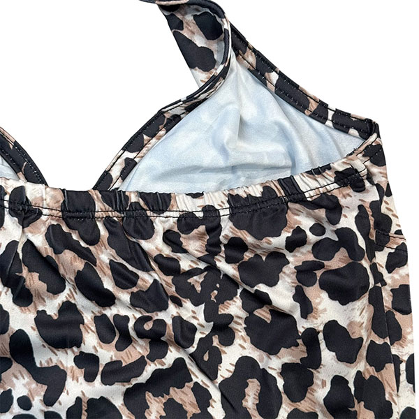 LEOPARD HALTER NECK