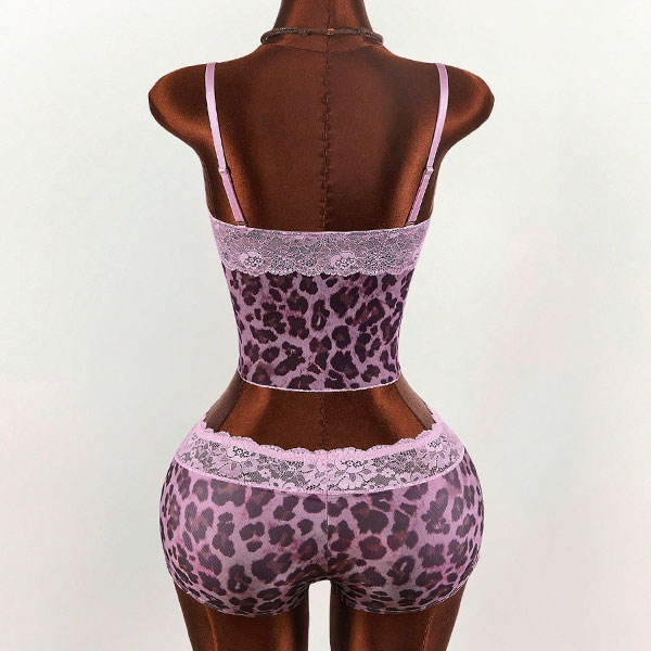LEOPARD LACE SET UP