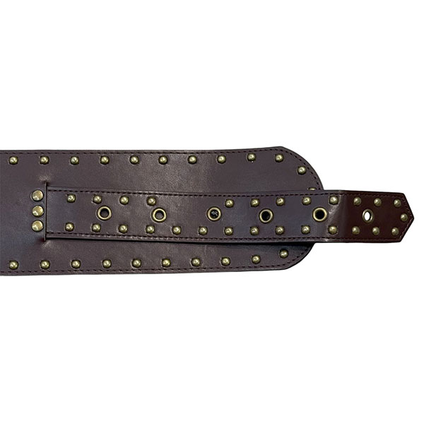 LEOPARD WAIST FUR BELT