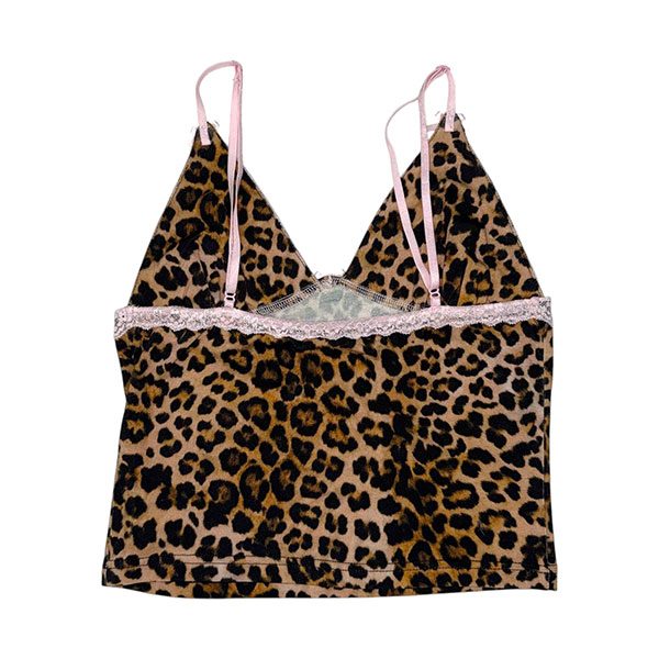LEOPARD RIBBON CAMISOLE