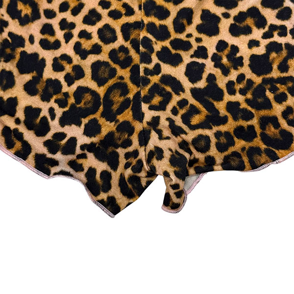 LEOPARD RIBBON SHORTS