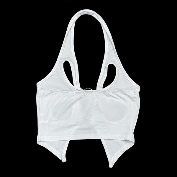 HOLLOW HALTER NECK