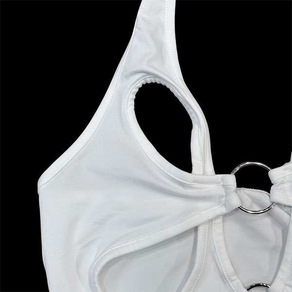 HOLLOW HALTER NECK