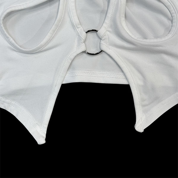 HOLLOW HALTER NECK