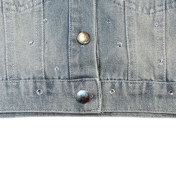 RHINESTONE DENIM SET UP【KIDS】