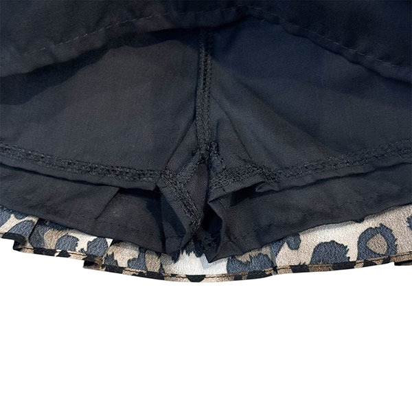LEOPARD PLEATS SKORT【KIDS】