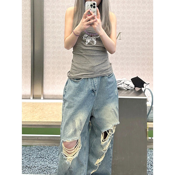 DOG PRINT TANK TOP