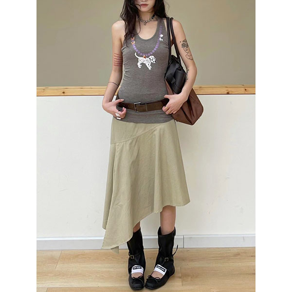 DOG PRINT TANK TOP