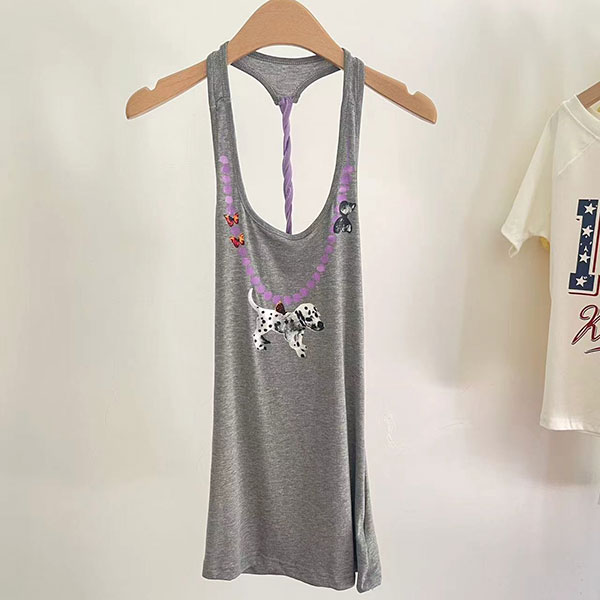 DOG PRINT TANK TOP