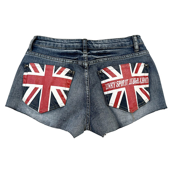 UNIONJACK SHORT DENIM PANTS