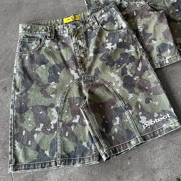PRTCT CAMO HALF PANTS