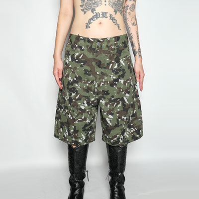 PRTCT CAMO HALF PANTS