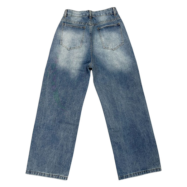 FRONT STUDS DENIM PANTS