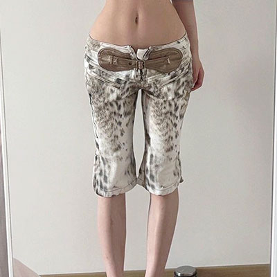 LEOPARD LONG SHORTS