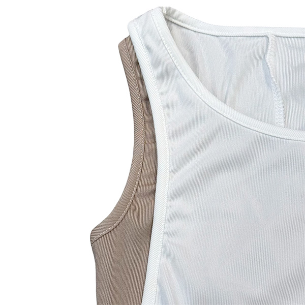 RUCED ASYMMETRIC TANK TOP