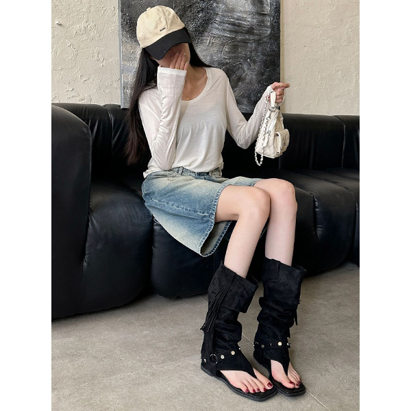 WESTERN BOOTIE SANDAL