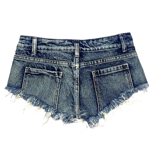 STUDS DENIM SHORTS