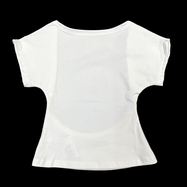 OPEN BACK WHITE TEE