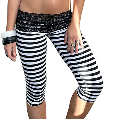 BORDER LACE LEGGINS