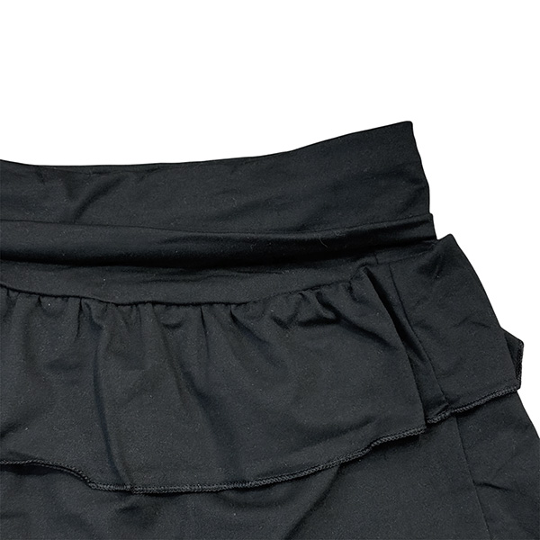 BLACK FRILL SKIRT