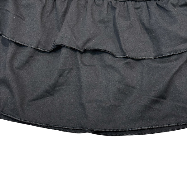 BLACK FRILL SKIRT