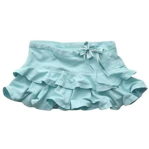 RIBBON FRILL SKIRT