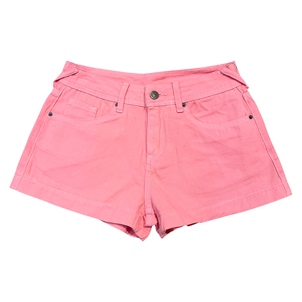 PINK DENIM SHORTS