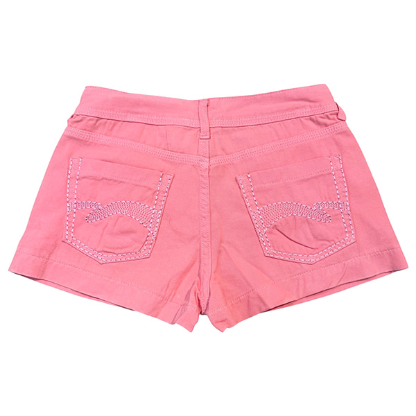 PINK DENIM SHORTS