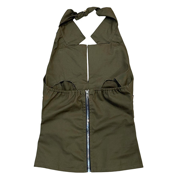 Y2K DENIM HALTER NECK