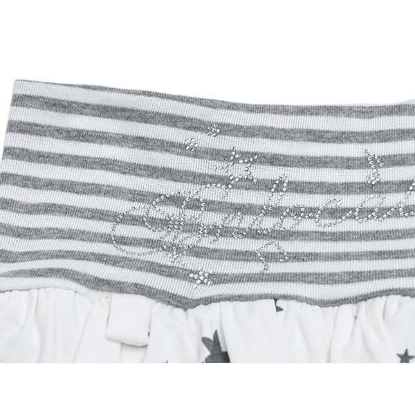 STAR BORDER FRILL SKIRT