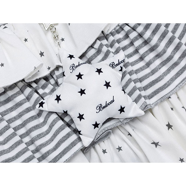 STAR BORDER FRILL SKIRT