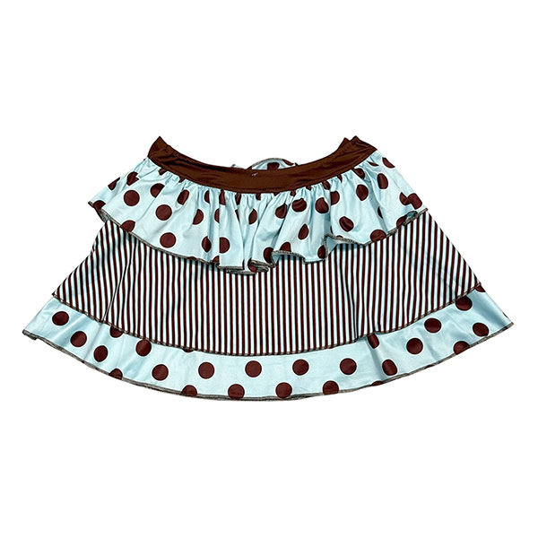 MINT DOT FRILL SKIRT
