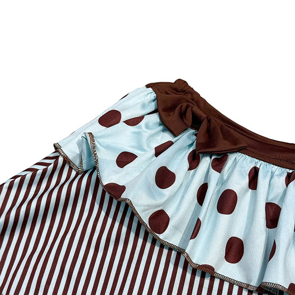 MINT DOT FRILL SKIRT