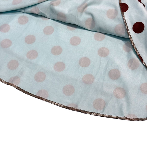 MINT DOT FRILL SKIRT
