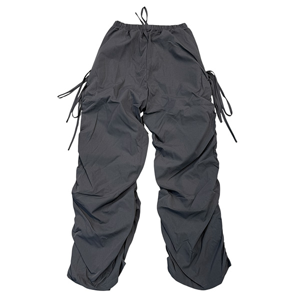 SHIRRING GREY PANTS