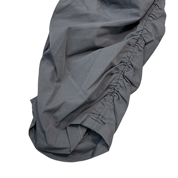 SHIRRING GREY PANTS