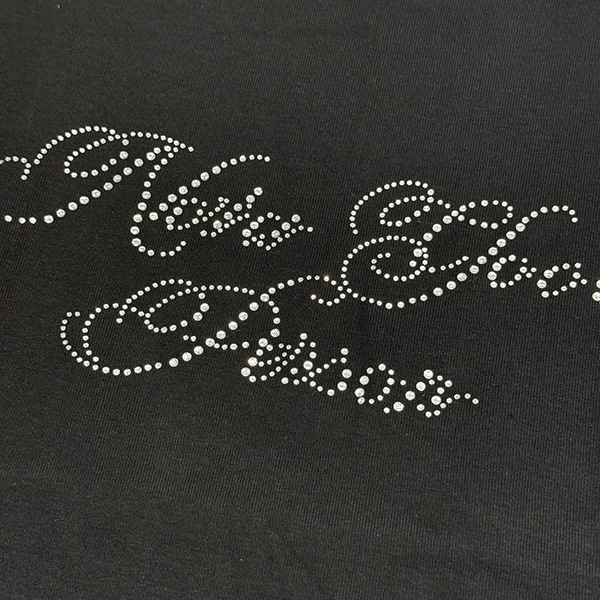 RHINESTONE LETTER T-SHIRT