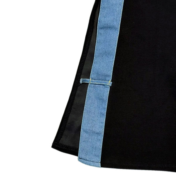 SIDE LACE UP DENIM PANTS