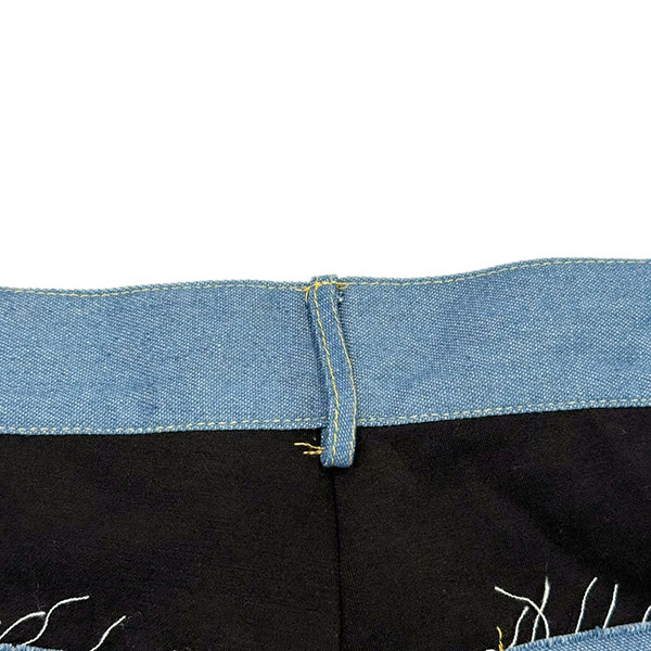 SIDE LACE UP DENIM PANTS