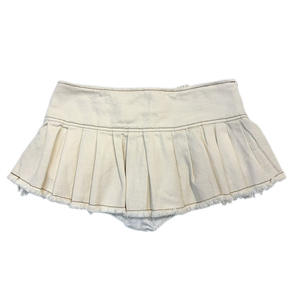 BELT PLEATS SKORT