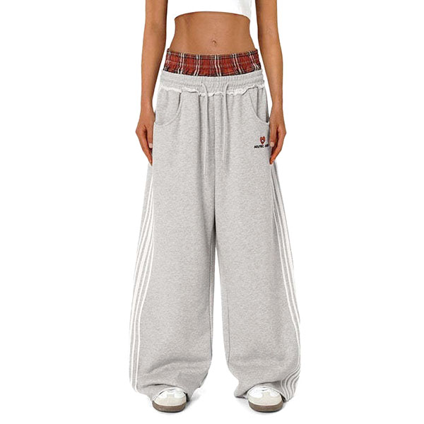 CHECK LINE JERSEY PANTS