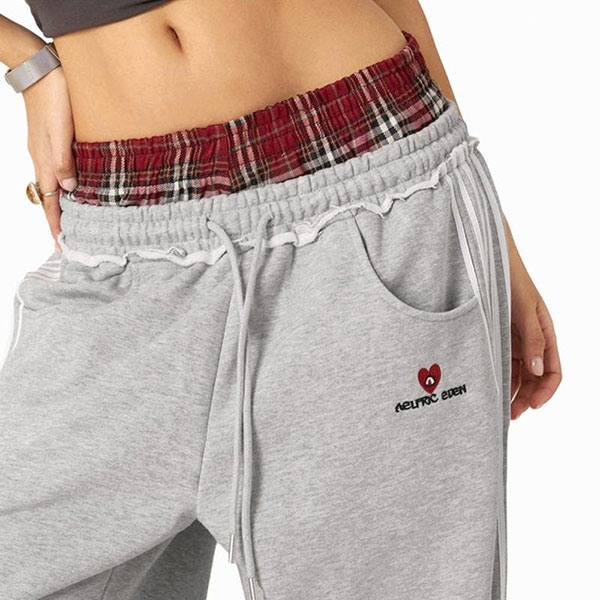 CHECK LINE JERSEY PANTS