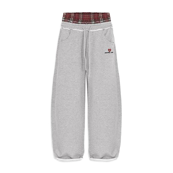 CHECK LINE JERSEY PANTS