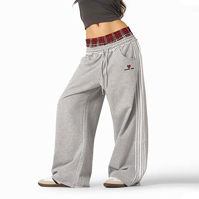 CHECK LINE JERSEY PANTS